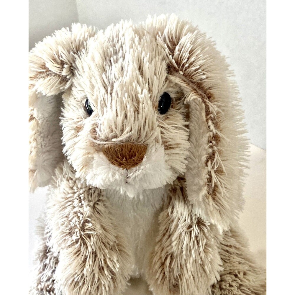 Melissa & Doug Burrow Bunny #7674 Plush Rabbit Stuffed Animal 9" Sitting Easter